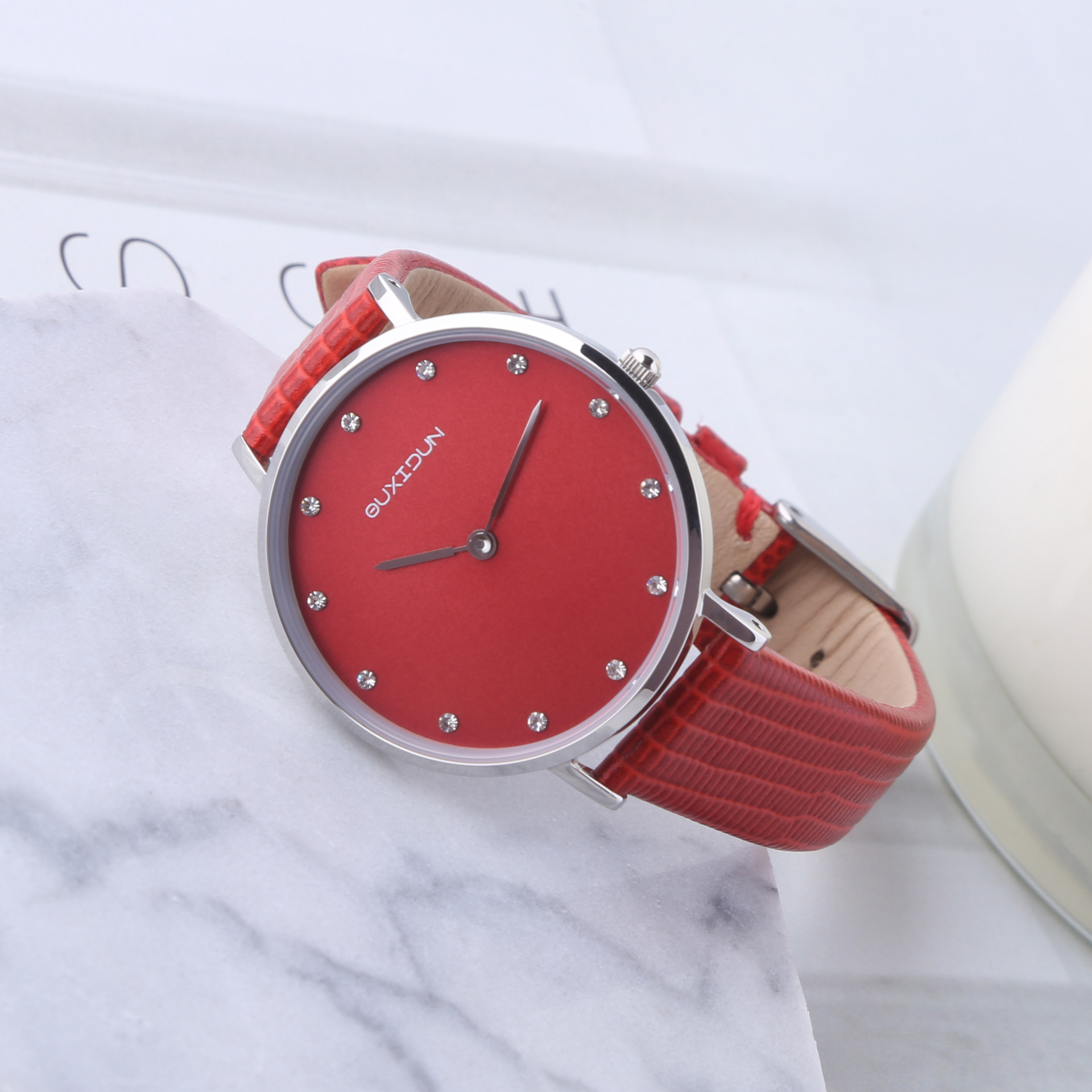 Manufactor OEM Audio network leisure time student waterproof lady Stainless steel watch One piece On behalf of