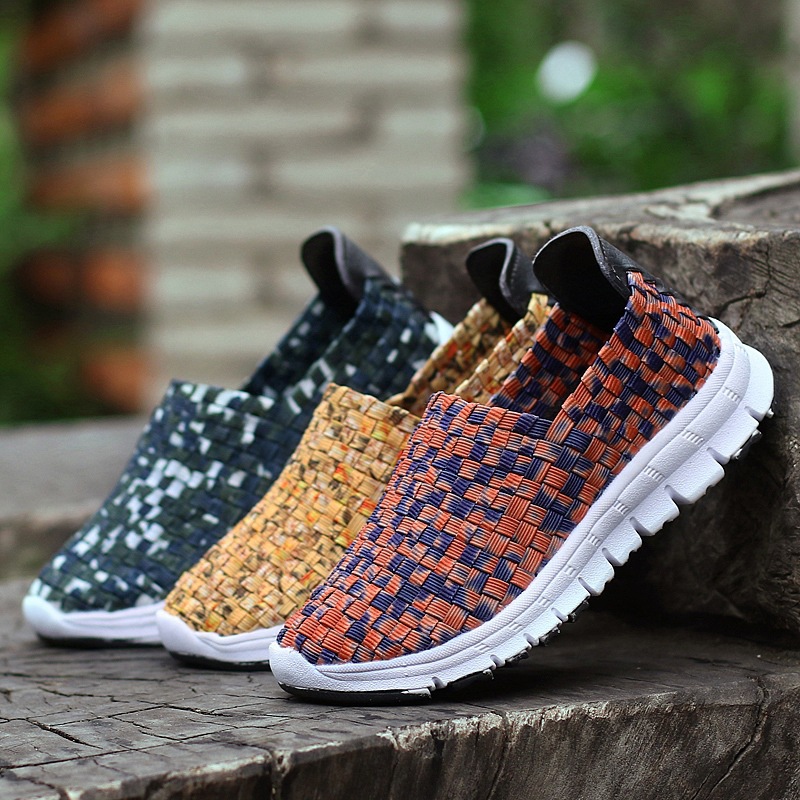 Autumn summer fashionable camouflage woven casual footwear