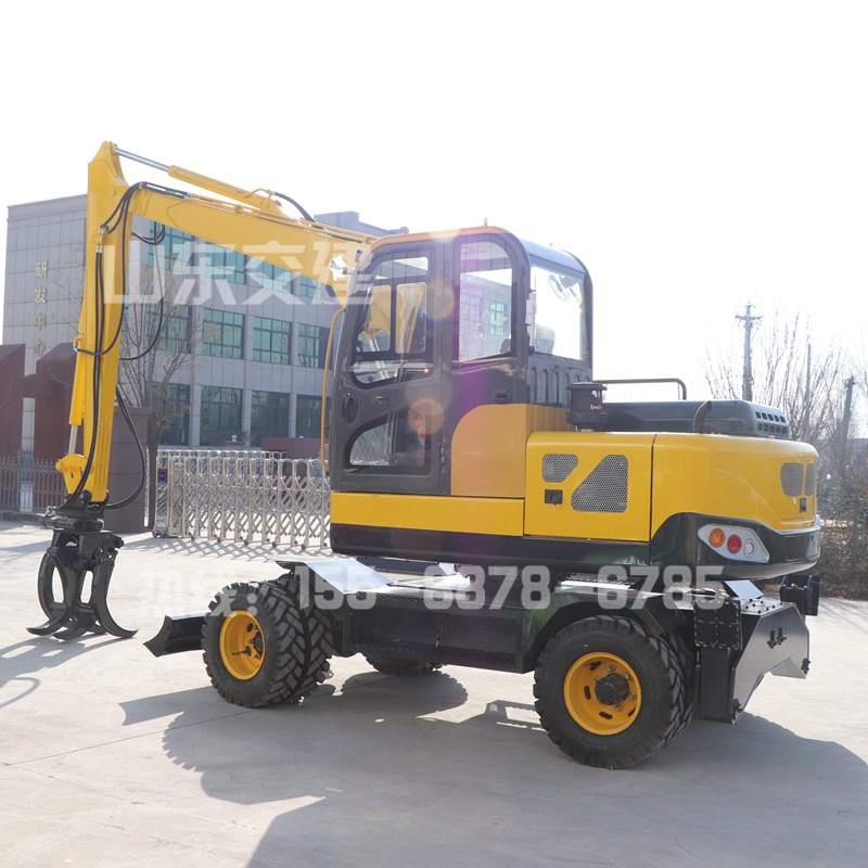 河南濮阳市 95型轮胎式挖掘机价格 挖掘机属具 全国联保