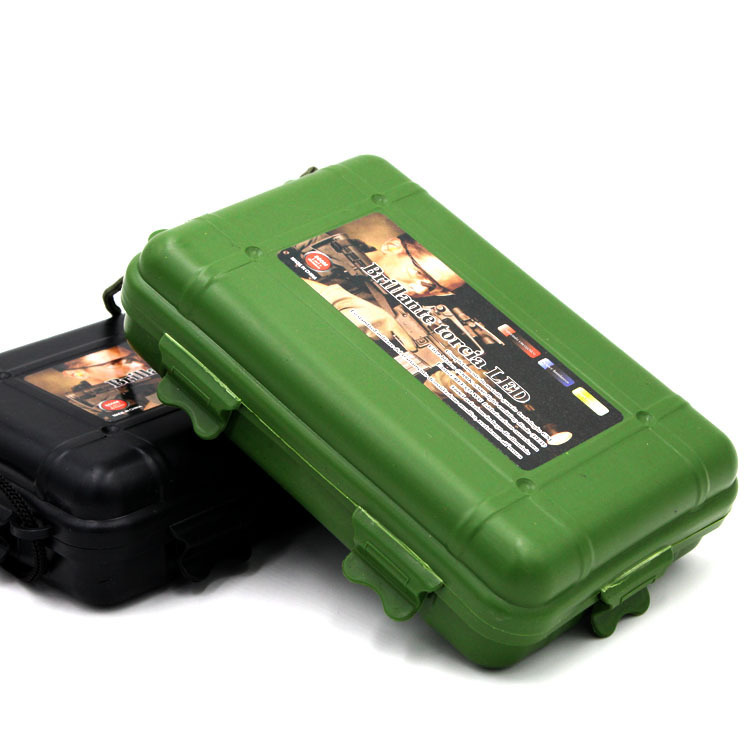 Outdoor Versiegelt Kunststoff Stoßfest Bins Wasserdichte Box Reise Lagerung Kit Überleben Fall Wertsachen Elektronische Gadget Container – Detail 1