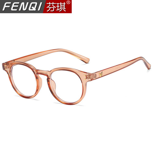 Anti-blue light radiation myopia glasses frame for women without makeup, plain glasses, Korean style trendy internet celebrity model 68286