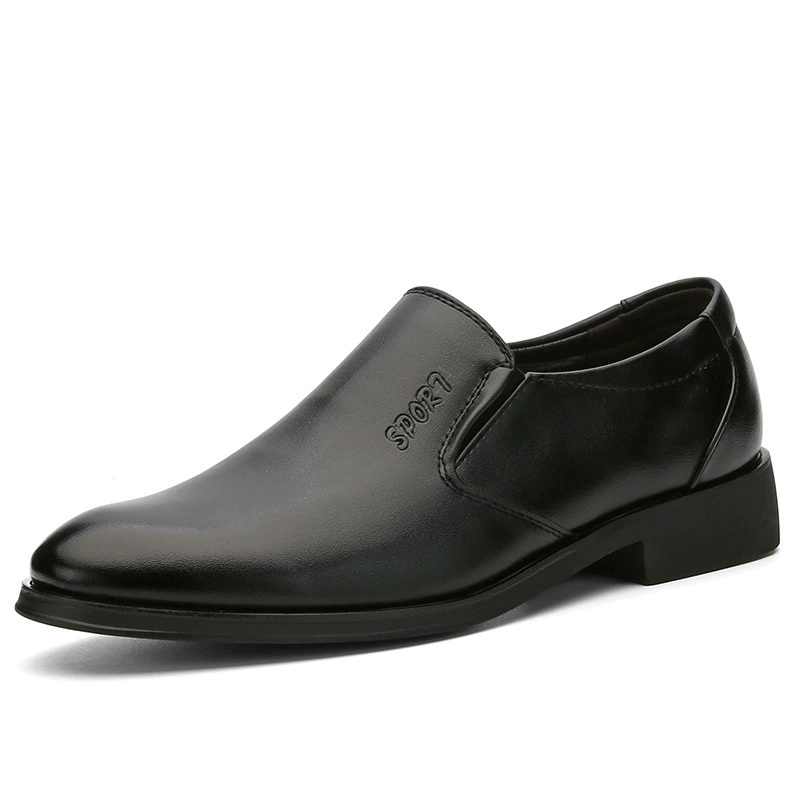 Мужские туфли нового стиля, слипоны, мужские деловые классические туфли, мужские кожаные туфли для папы, мужские повседневные туфли, оптовая продажа от производителя из Вэньчжоу.