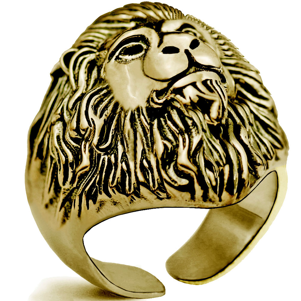 Nouvelle Bague En Forme De Lion Punk De Mode En Gros Nihaojewelry display picture 2