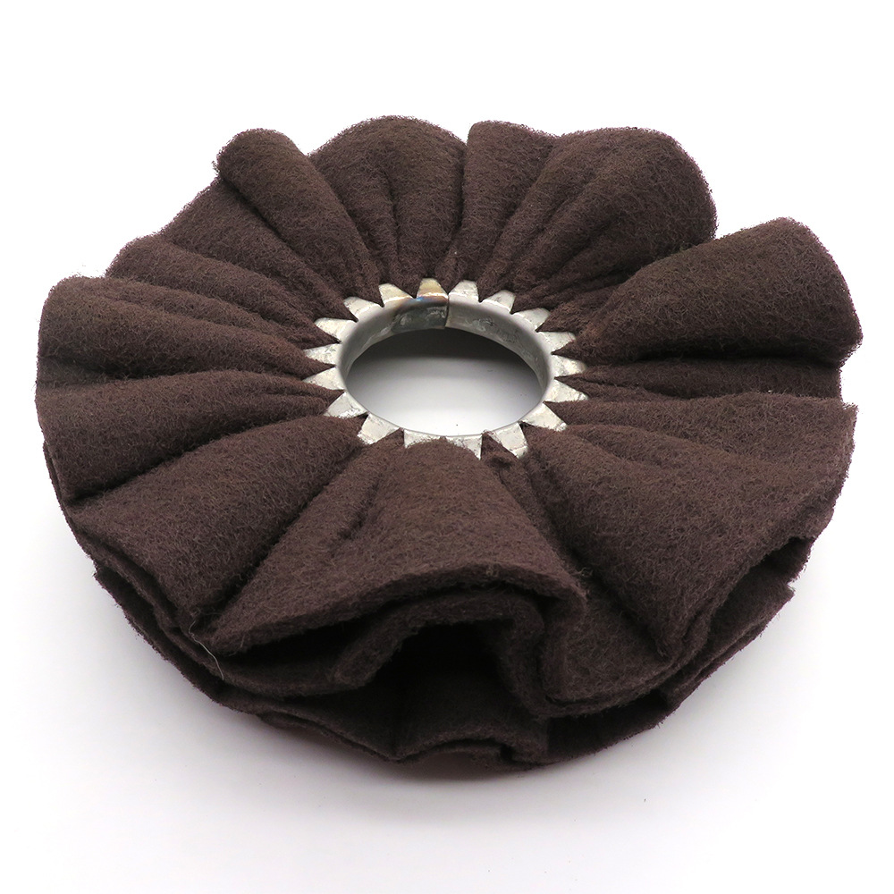 外贸货源 300mm工业百洁布异形轮打磨抛光清洁菜瓜布不锈钢除锈