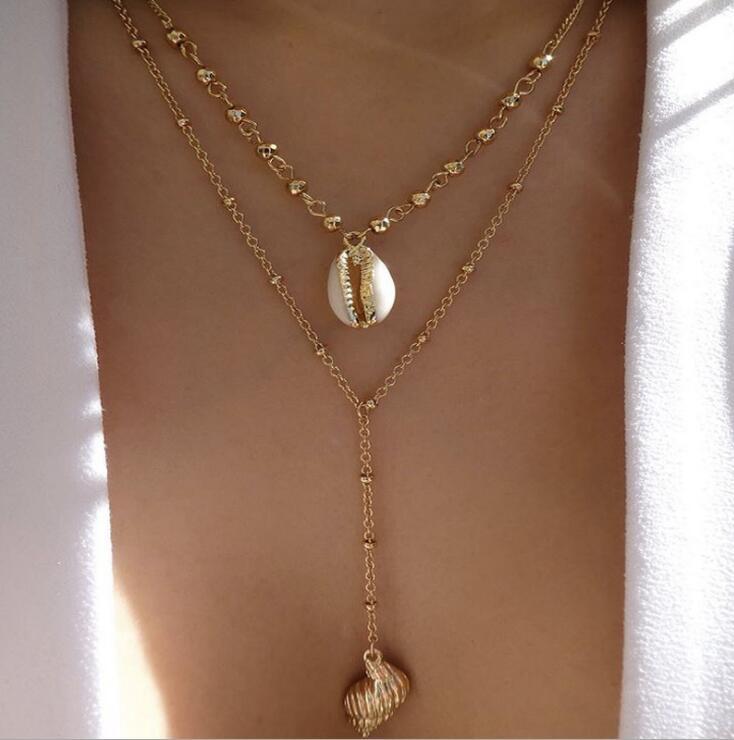 Necklace on model