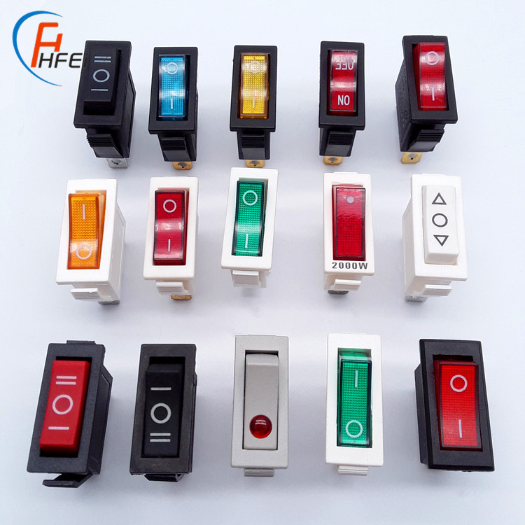 供应船型开关 船型翘板开关 圆形船型开关 带灯船型开关 三档船型