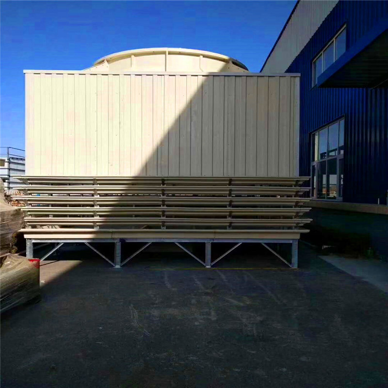 甘肃天水玻璃钢冷却塔 圆形逆流超低音冷水塔 工业耐高温型冷却塔