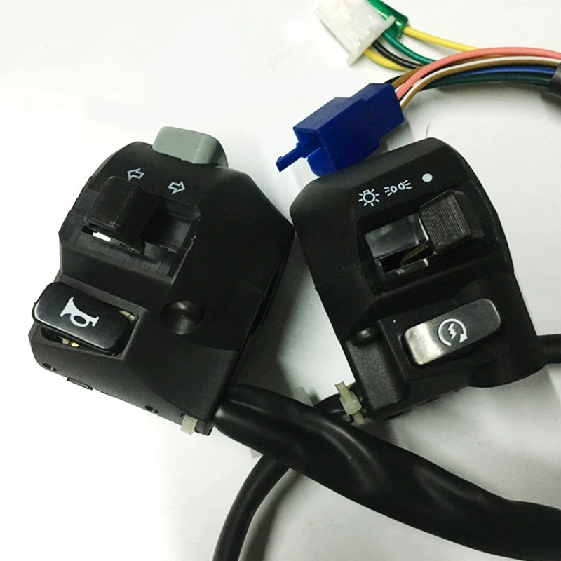 Аксессуары для мотоциклов Tianjian 125 левый и правый переключатель Tianqi YBR125 JYM125 загородный переключатель сиденья с тремя ручками