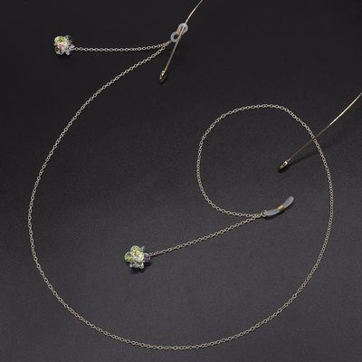 高档锆石防滑手工眼镜链 个性时尚眼镜绳挂绳眼镜配件批发 速卖通