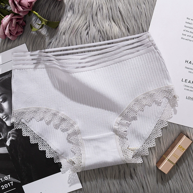 Cotton pants, дышащие брюки, удобное нижнее бельё для коррекции формы бёдер, 2020, средняя посадка