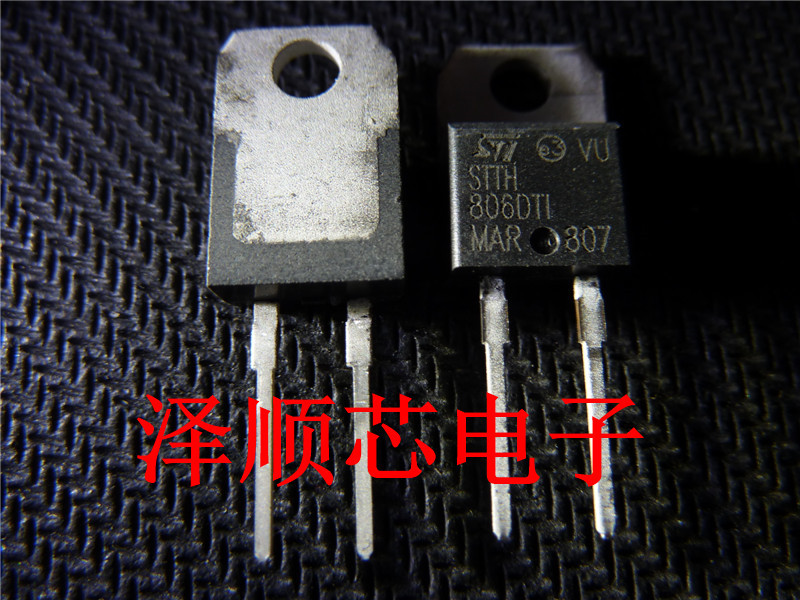 直插快恢复二极管 STTH806DTI STTH806DT1 TO-220 全新原装正品IC