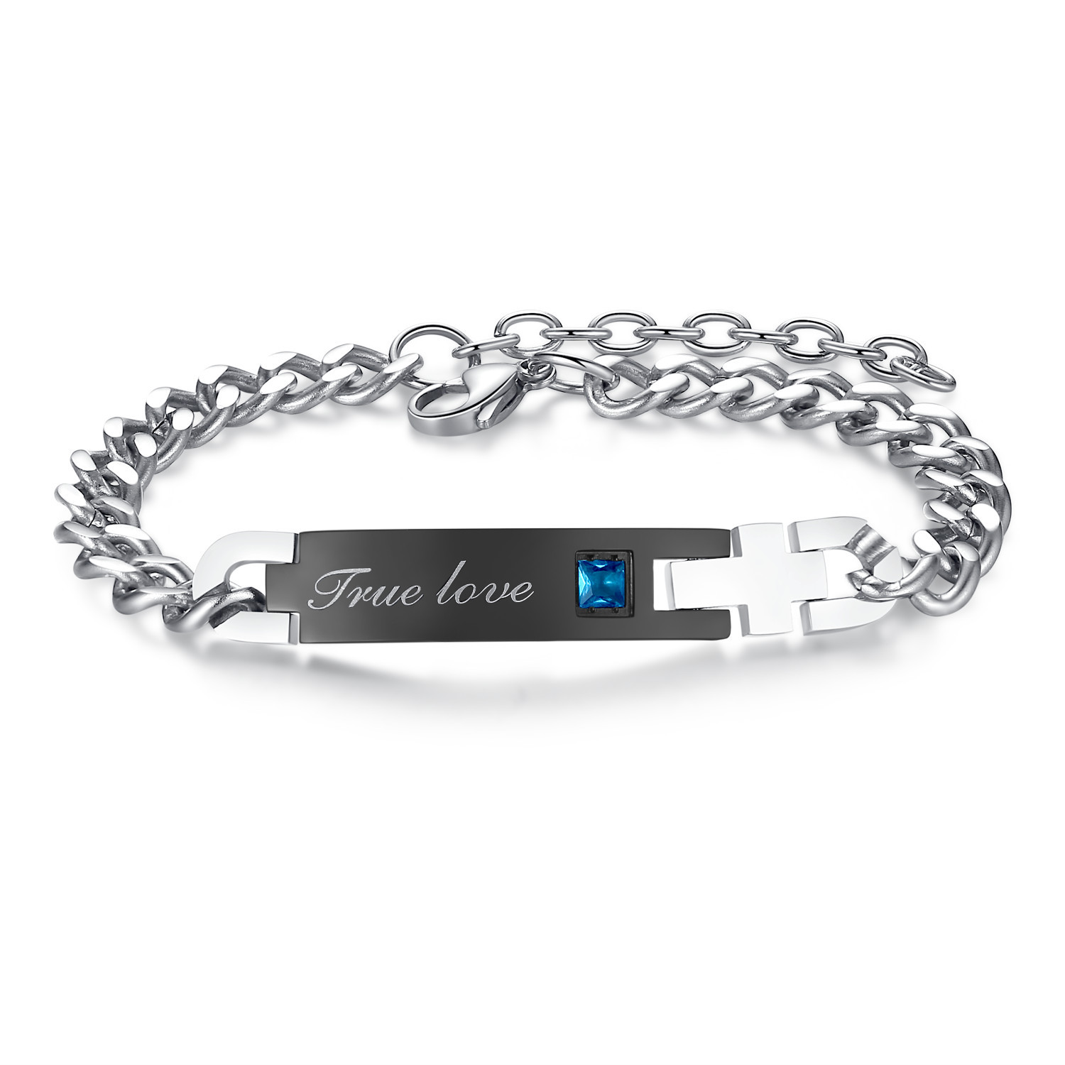 Valentine's Day Stainless Steel Bracelet display picture 3