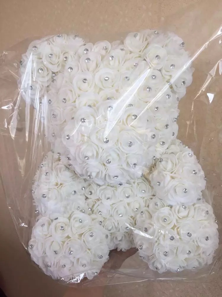 Diamond PE Foam Flower Hug Bear
