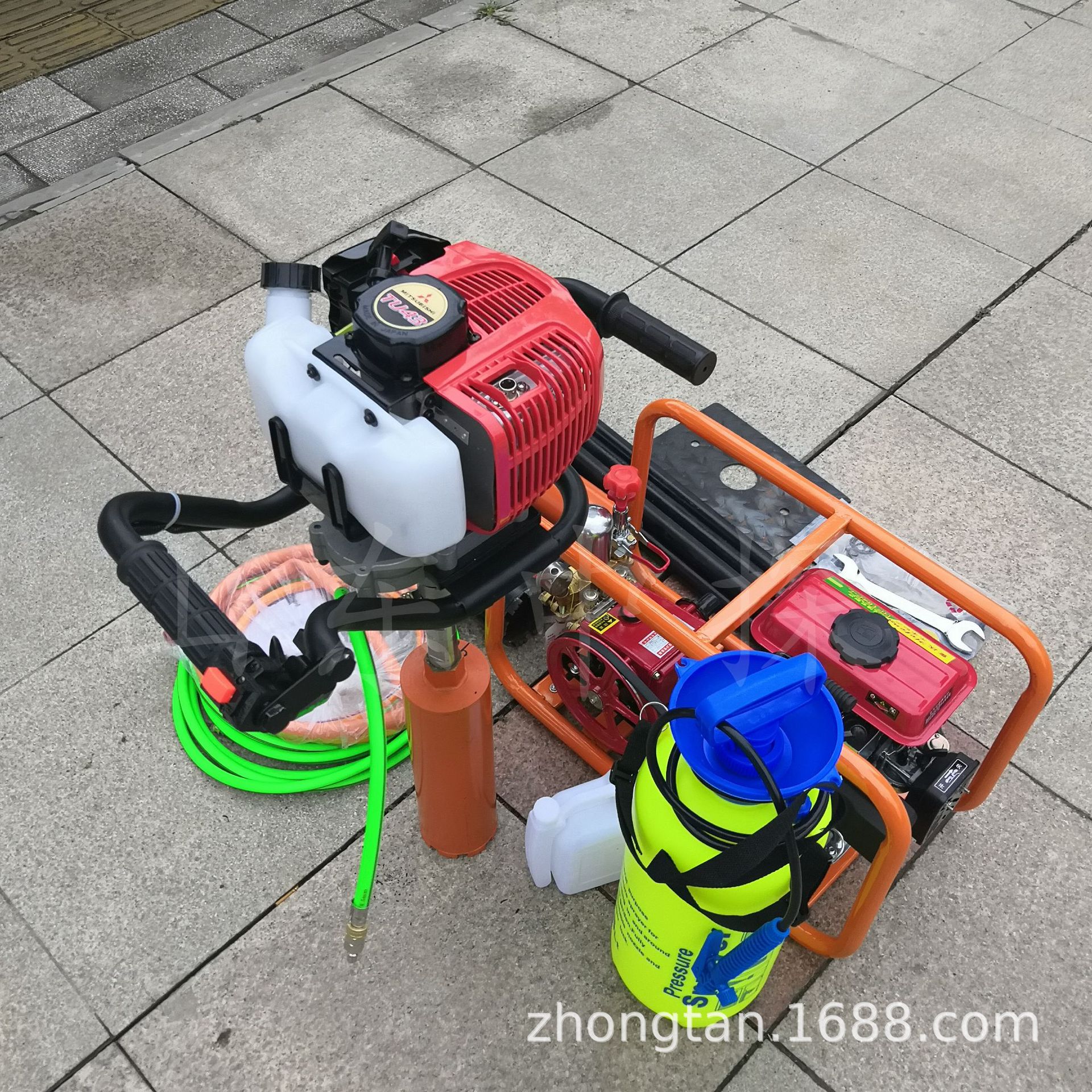 进口动力便携式背包钻机 手持式取样钻机 浅层取芯钻机