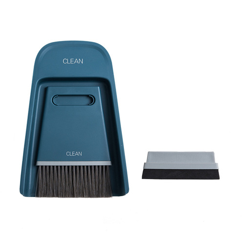 Mini broom and dustpan combination set household soft-bristle magic small broom sweeping desktop cleaning brush wiper floor scraping