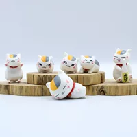 Большой летний мини-фигурка, кукла, кот, капсульная игрушка, мини-пейзаж