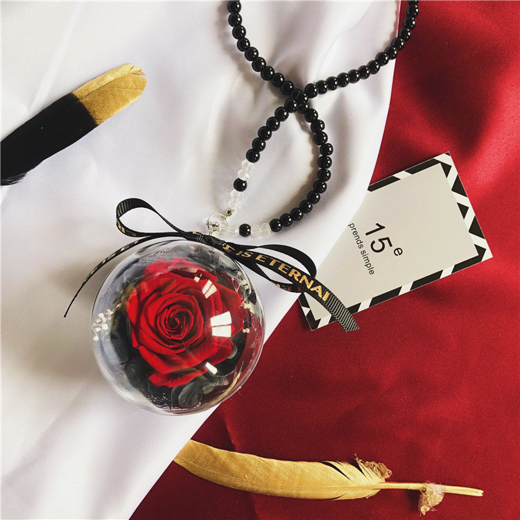 automobile Interior trim Spend eternity Pendant 520 Valentine's Day gift Spend eternity Key buckle Car hitch Acrylic Pendant