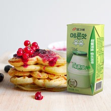 韓國進口飲品賓格瑞香蕉牛奶草莓混合24盒整箱裝水果味飲料批發