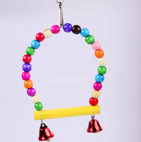 Small and medium-sized parrot toys, bird supplies, colorful swings, bird cage stands, parrot toys wholesale