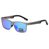 Men's sunglasses, metal square street glasses