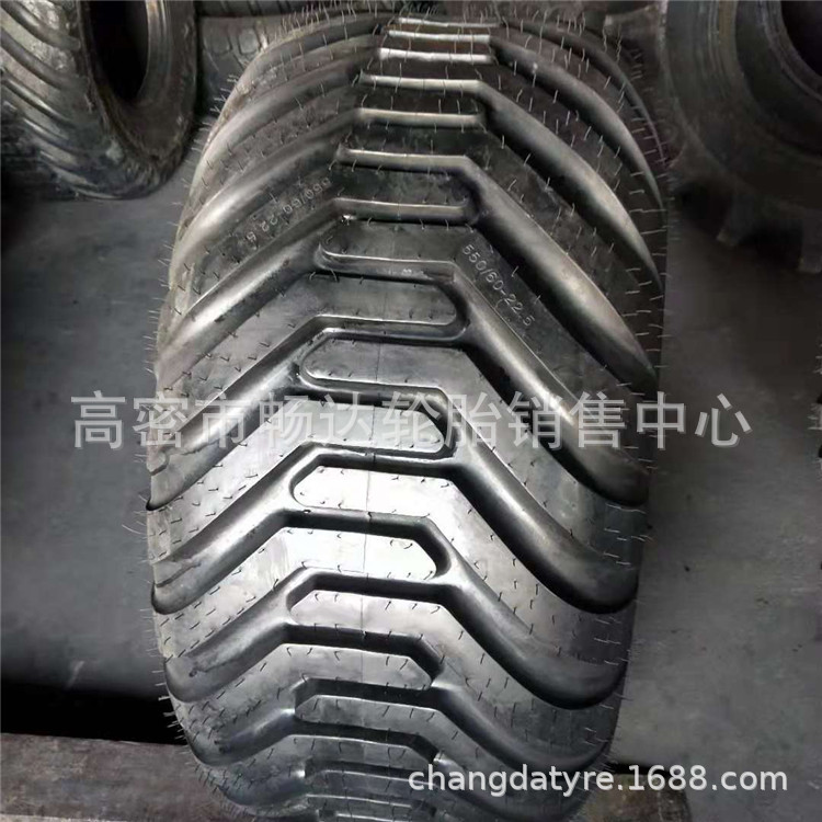 销售550/60-22.5 打捆机轮林业沙漠宽基悬浮轮胎550 60-22.5