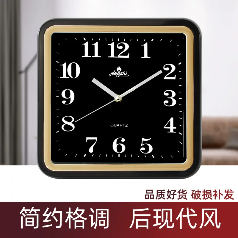 Квадратные современные золотые ретро-часы, простой и элегантный дизайн, оптовая продажа