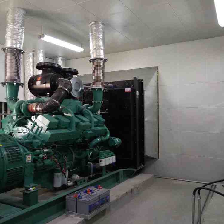 珠海发电房消音工程公司 发电机组环保消声净化 发电机组降噪处理|ru