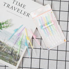 Multicolored Fresh Likes Threaded Curved Candles Colorful Cute Birthday Candles Creative Cake Romantic Spiral Candles