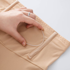 High-waist body-shaping pant, thin ice silk, invisible pleated edge, non-slip, non-roll leggings, wholesale