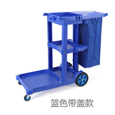Vehículo de limpieza multifuncional Coche de limpieza Coche de ropa Coche de herramientas Coche de basura Coche de herramientas Limpieza del hotel Driver Cart
