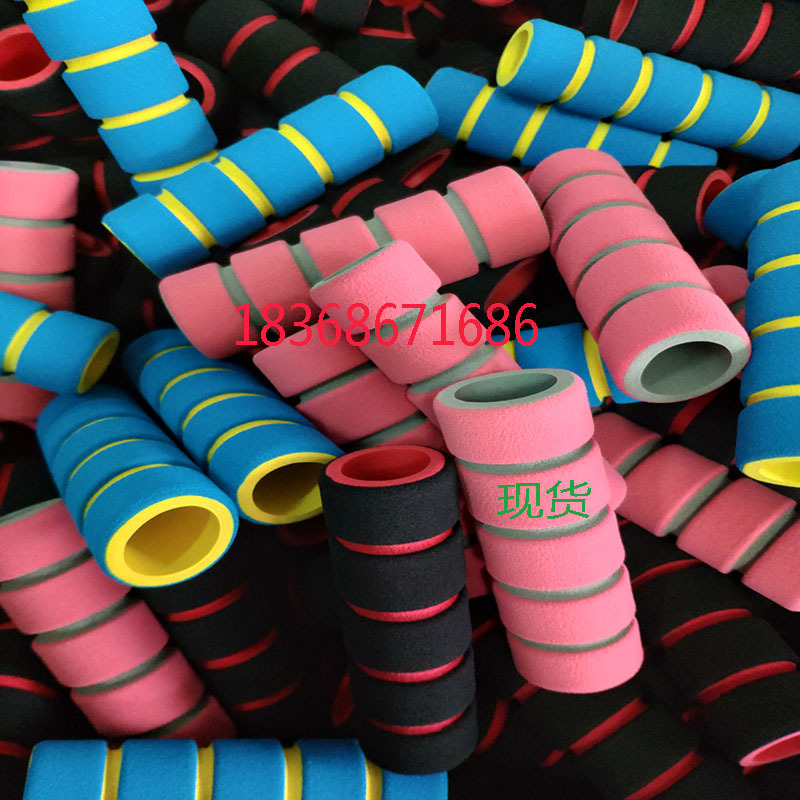 优质NBR发泡橡塑泡棉管 橡胶软手把套  儿童滑板车指纹海绵保护套