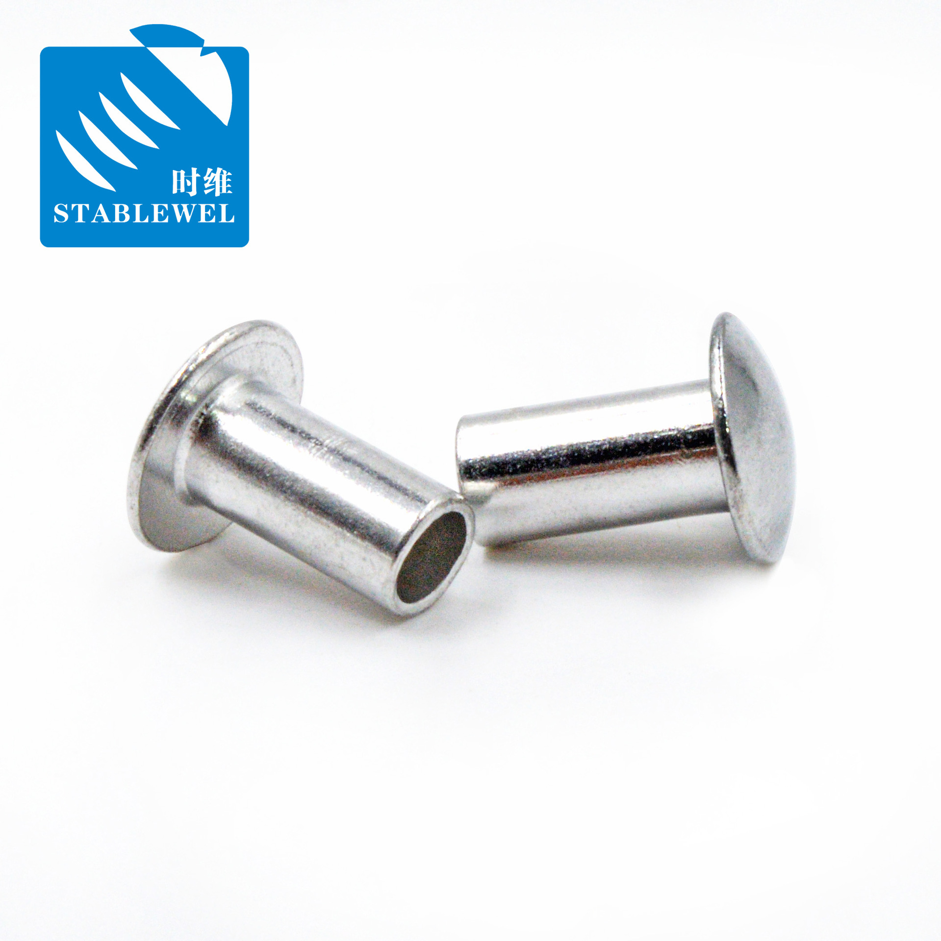 铝扁圆头半空心铆钉厂家供应GB873 空芯铆钉铝钉 中空钉