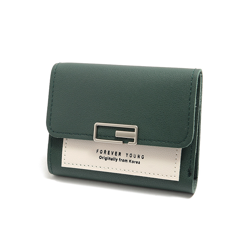 Korean Contrast Color Small Wallet display picture 11