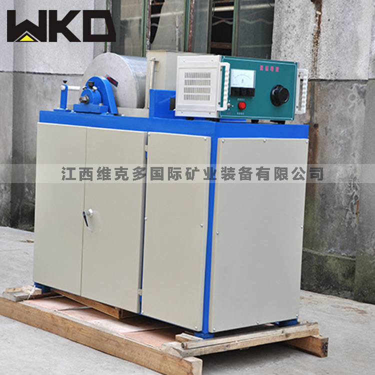 小型磁选机厂家 XCRS400*300电磁湿法弱磁选机 铁矿提取设备工艺
