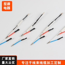 廠家批發電水壺電茶壺熱水器內配線編制帶指示燈帶碰焊端子線束