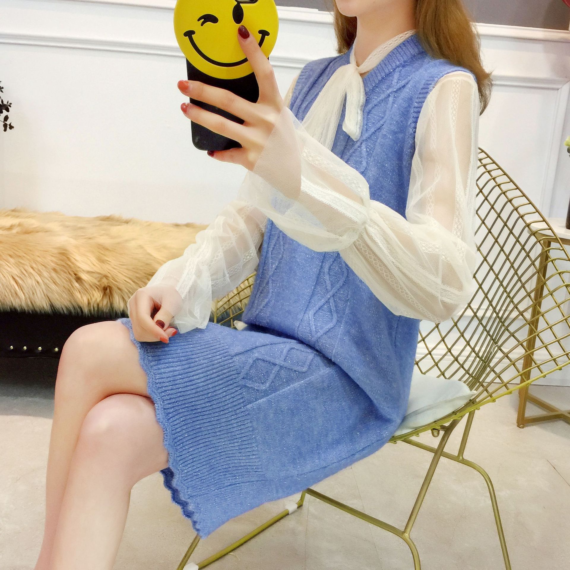 Gilet femme en Mélange de coton - Ref 3316901 Image 21