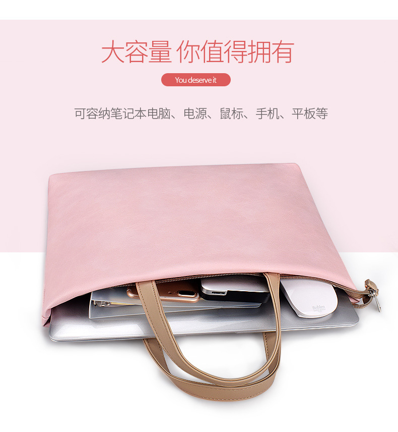Wholesale portable laptop bags, single-shoulder bags, briefcases, 1345.6-inch fashionable laptops with logo printing available undefined