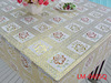 Factory direct selling PVC tablecloth, waterproof, anti -hot anti -hot -free lace -free lace hot gold dining table cloth coffee table cloth