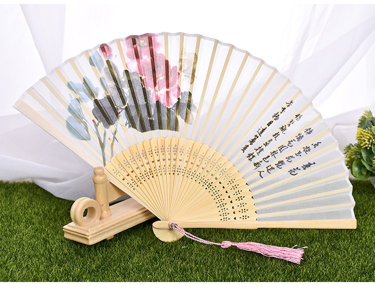 厂家直供古风扇子中国风舞台表演道具影楼拍摄折叠扇装饰摆饰扇子详情图5