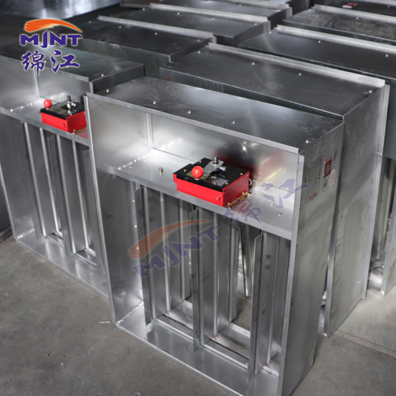 厂家批发生产定制铝合金双层条形排烟风口 多叶排烟口正压送