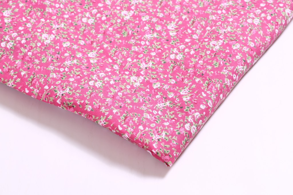 Supply printed polyester cloth printed fabric sequins to open peony polyester fabric
