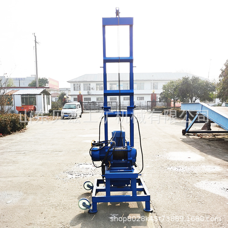 电动三相电款小型打水井钻机 家用农用打井钻井设备 工地打水井