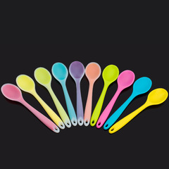 Yangjiang Direct Sales Creative Silicone Mini Spatula Silicone Spoon One-piece Silicone Spatula Silicone Scoop