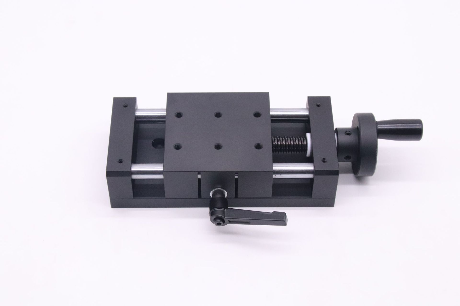 厂家直供手动线性滑台设备 手摇式线性导轨模组 十字丝杆滑台模组