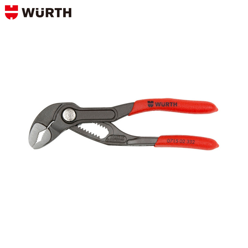 wurth/伍尔特/ 水泵钳 按钮调节 塑料手柄 水泵钳-180MM