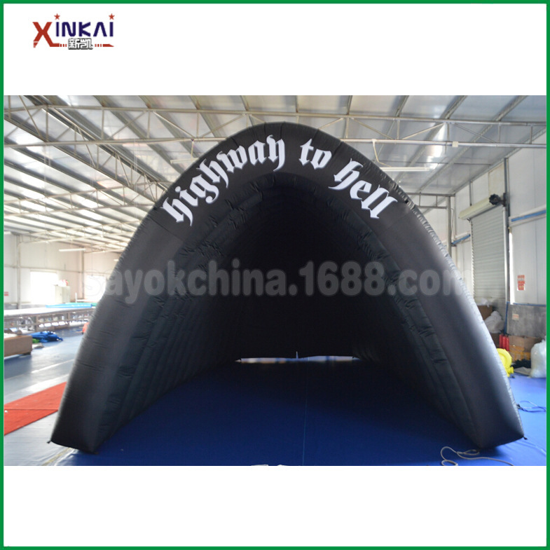 定制通道帐篷 户外运动场使用充气帐篷 拱形大帐篷来图定制