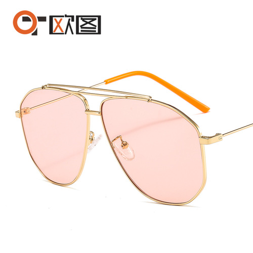 New GG metal sunglasses 9835 versatile sunglasses for men and women, fashionable face shaping, cross-border hot selling wholesale