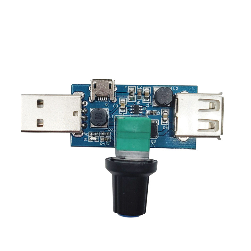 USB迷你可调速风扇模块 风速风量调速器 静音多档位