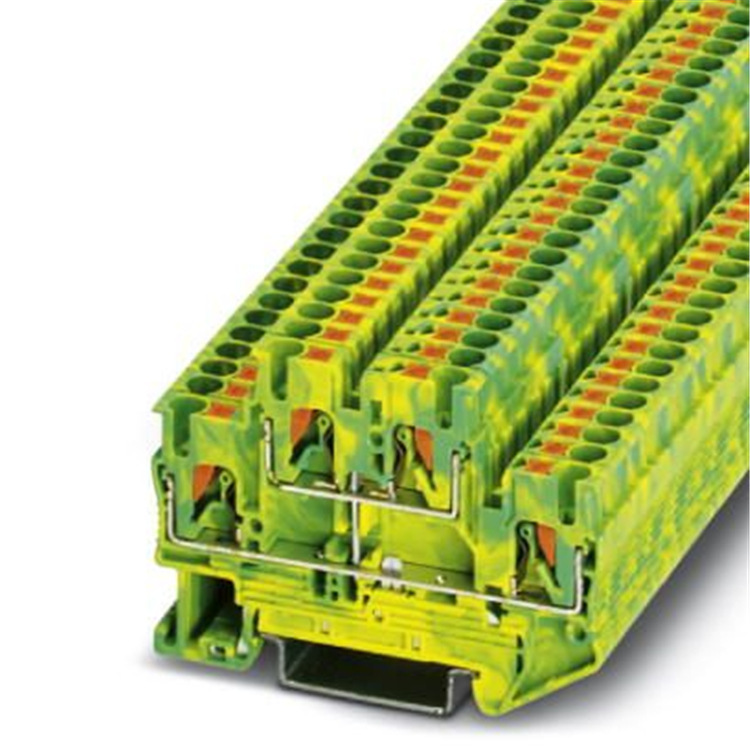 菲尼克斯双层端子带保护性导线支脚2.5平方凤凰端子-PTTB 2,5-PE