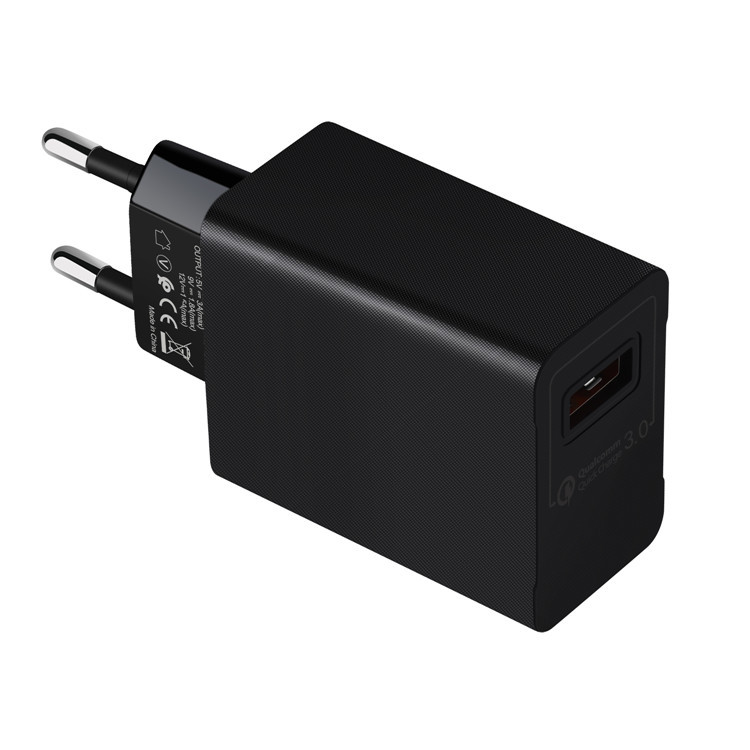 Amerikanisches QC30-Schnellladegerät, europäisches Standard-Mobiltelefon 5V/9V/12V intelligentes QC3.0-Reiseladegerät_voghion.com